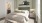 a bed in a room